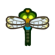 Darner dragonfly: previous page critter icon