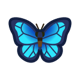 Emperor butterfly icon