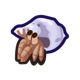 Hermit crab: previous page critter icon