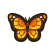Monarch butterfly icon