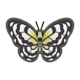 Paper kite butterfly icon