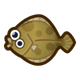 Olive flounder: previous page critter icon