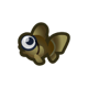 Pop-eyed goldfish icon