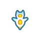 Sea butterfly icon