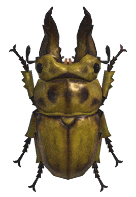 Golden stag detailed image