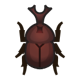 Horned dynastid icon