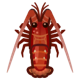 Spiny lobster icon